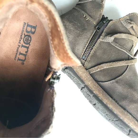 Born Boots Tarklin Ankle Boots Women's 10 Brown Suede Boho Gorpcore Outdoor - Picture 6 of 8